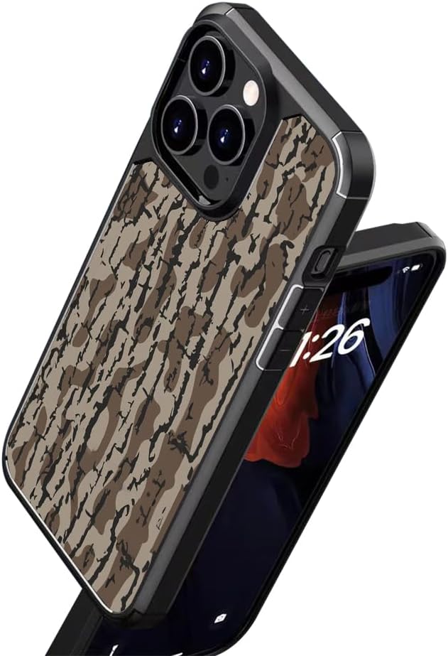 Camo Leaf TPU Case for iPhone 16 Pro Max - Rugged & Shockproof