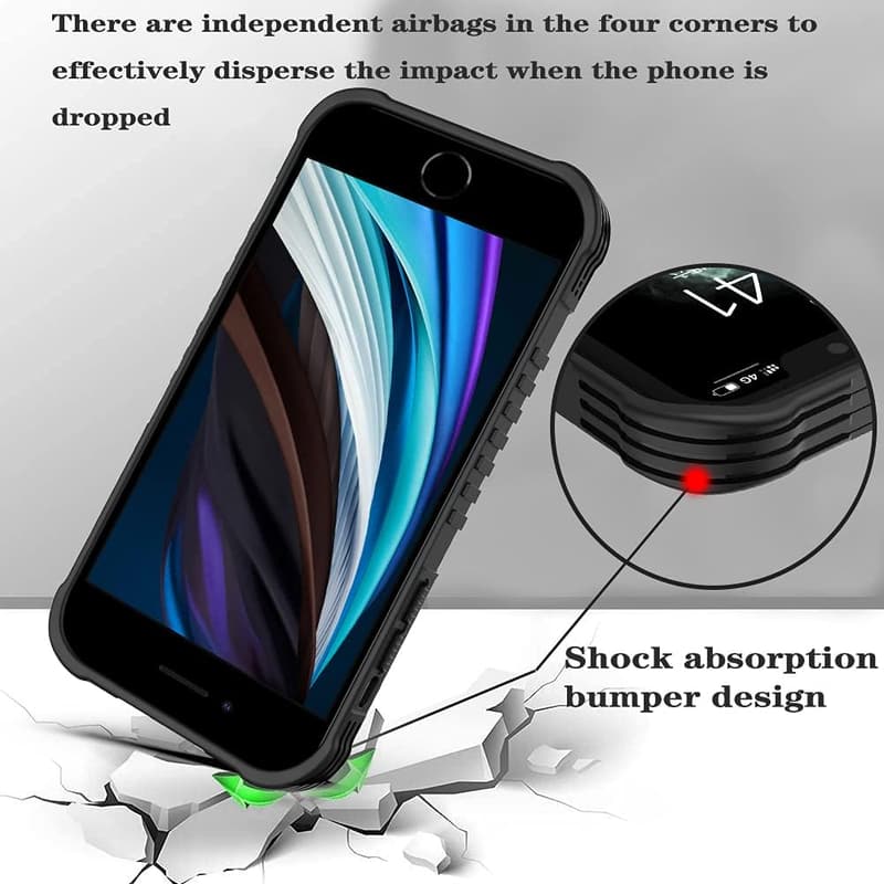 Cool Machine Gun Design Shockproof Case for iPhone SE/7/8