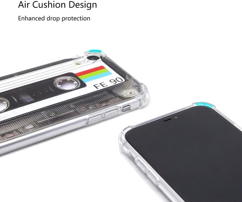 80s Music Cassette Phone Case for iPhone XR - Shockproof TPU Cover