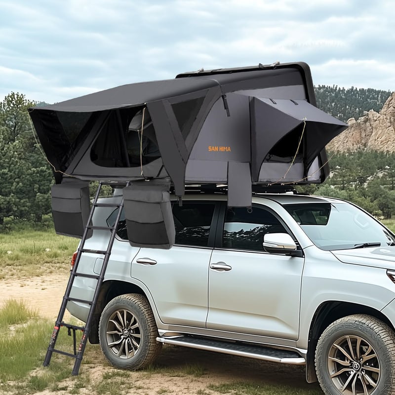 Sanhima Hard Shell Rooftop Tent for Camping, 2-3 People