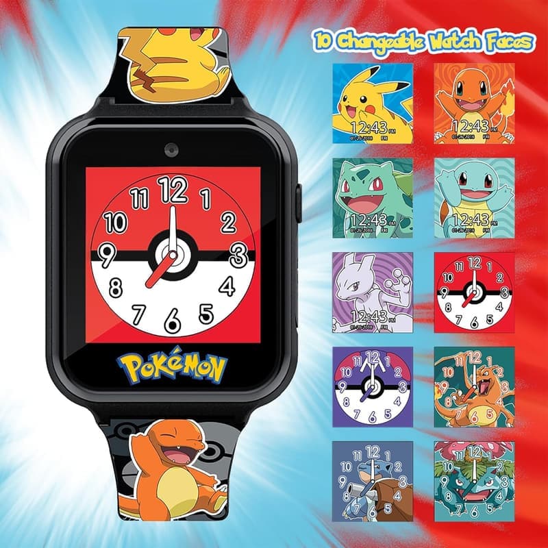 Pokémon Kids Smartwatch – Interactive Touchscreen, Games & Camera