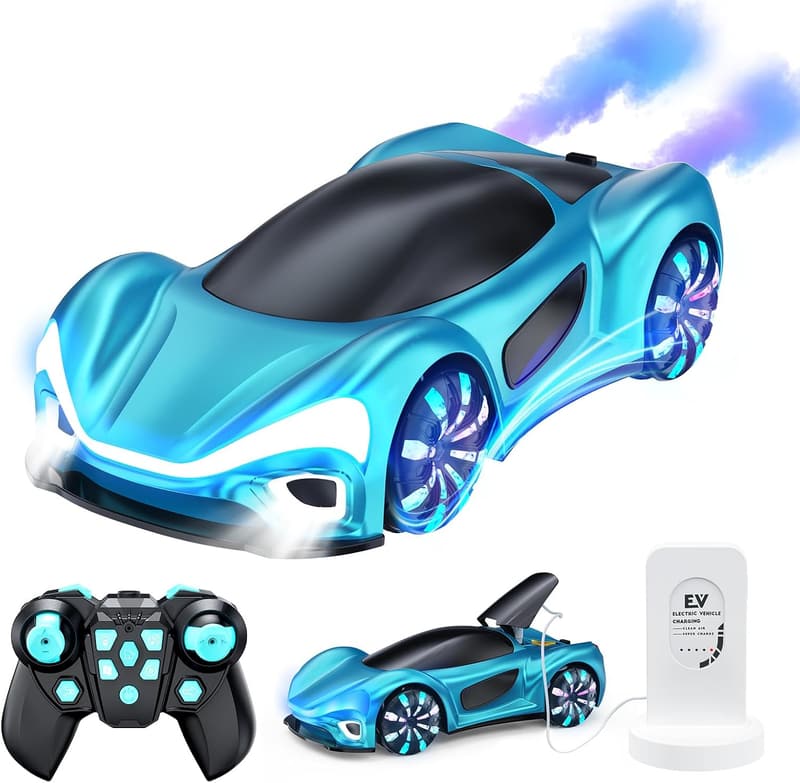 Remote Control Drift Car with Lights & Music - Birthday Gift for Kids