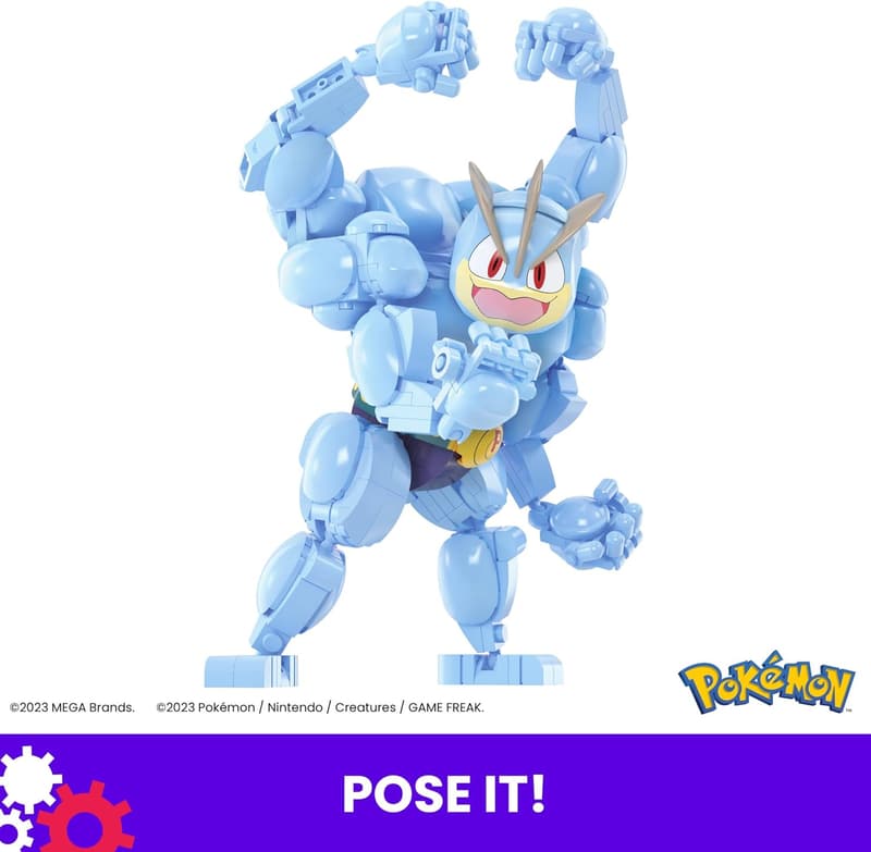 Pokémon Machamp Building Set - 401 Pieces, Articulated Toy for Kids