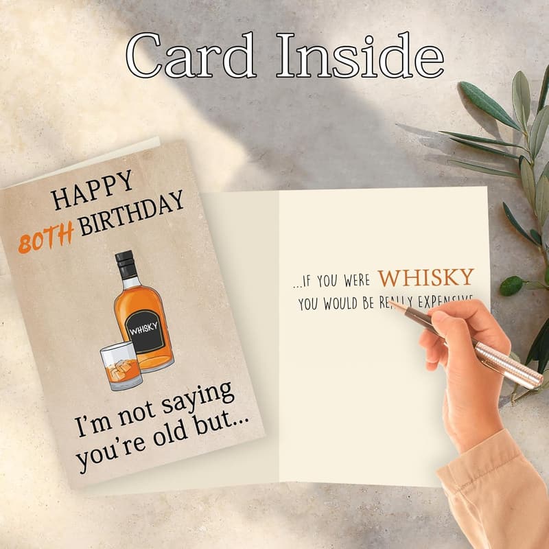 80th Birthday Card & Gifts for Men and Women