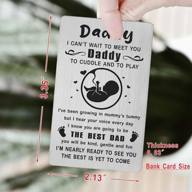 2025 Father's Day Card for Expectant Dads