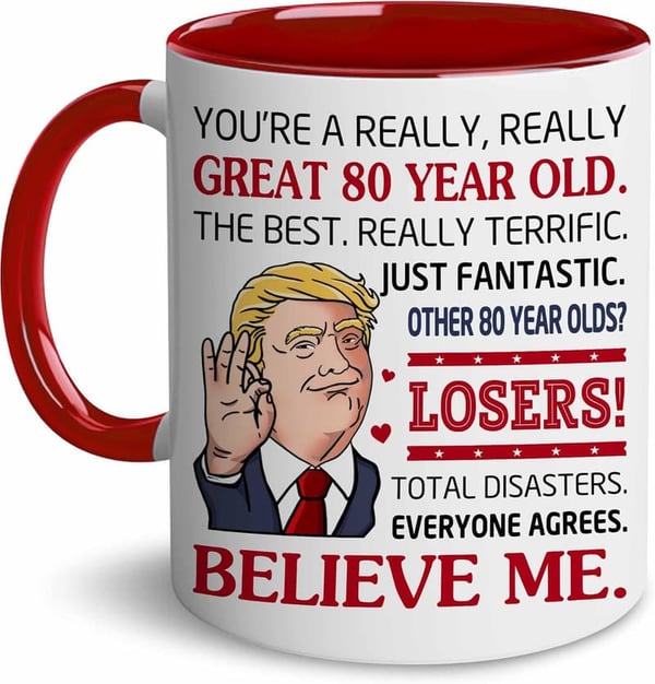 80th Birthday Coffee Mug – Unique Gift for Him/Her