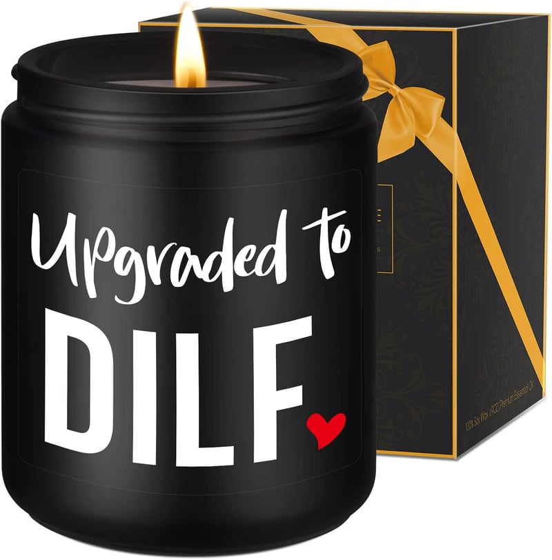 New Dad Candle Gift - Funny Present for Expecting Fathers