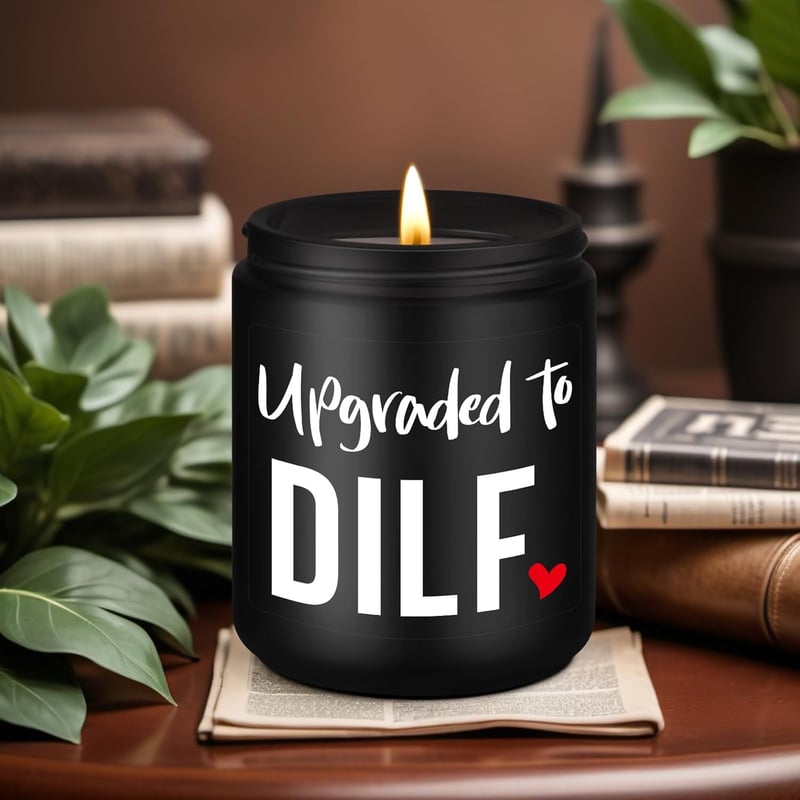 New Dad Candle Gift - Funny Present for Expecting Fathers