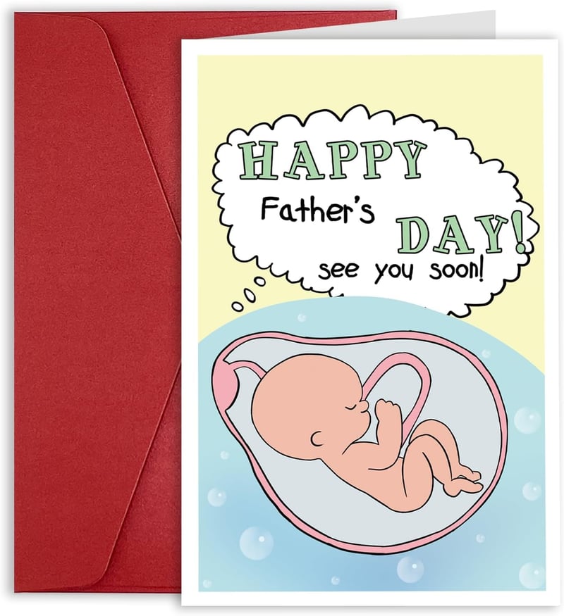 Pregnancy Father’s Day Card Gift for Dad-to-Be