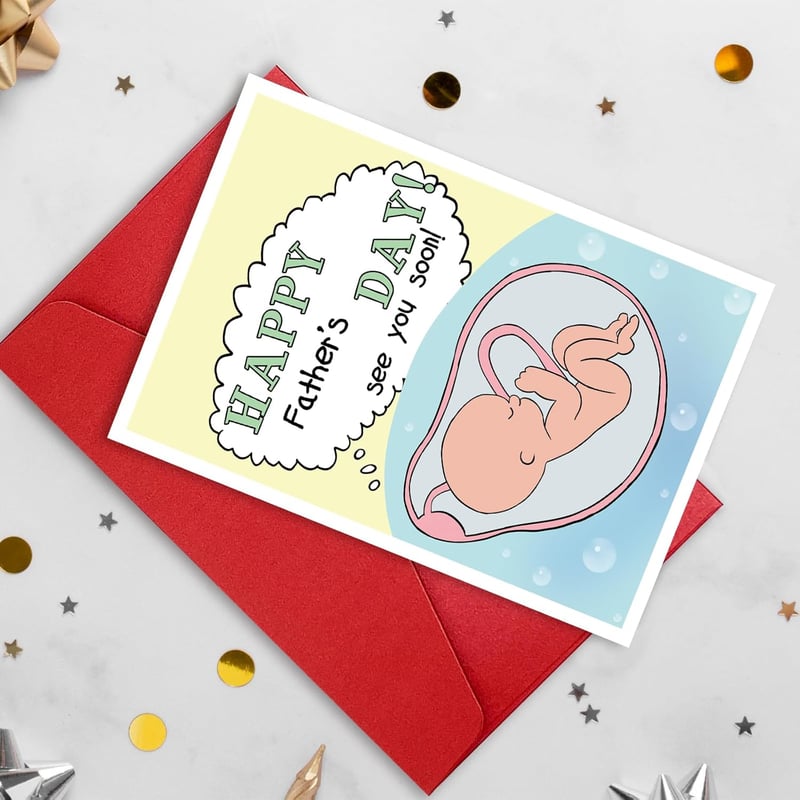 Pregnancy Father’s Day Card Gift for Dad-to-Be