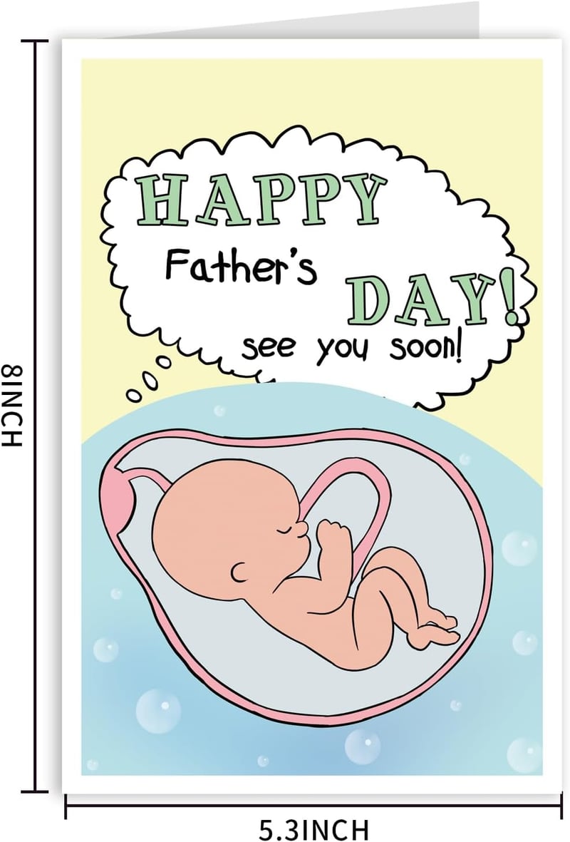 Pregnancy Father’s Day Card Gift for Dad-to-Be