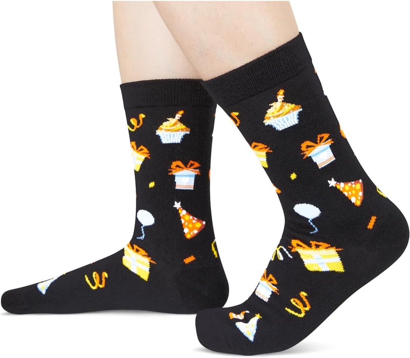 50th Birthday Socks for Him/Her - Fun Gift for Men/Women