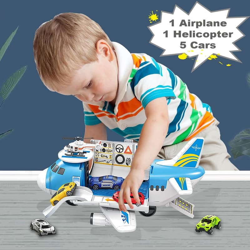 Airplane Toy for Toddlers - Ideal Birthday Gift, Ages 2-7