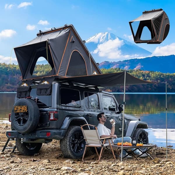 Adventure-Ready Hard Shell Rooftop Tent for 2-3 People