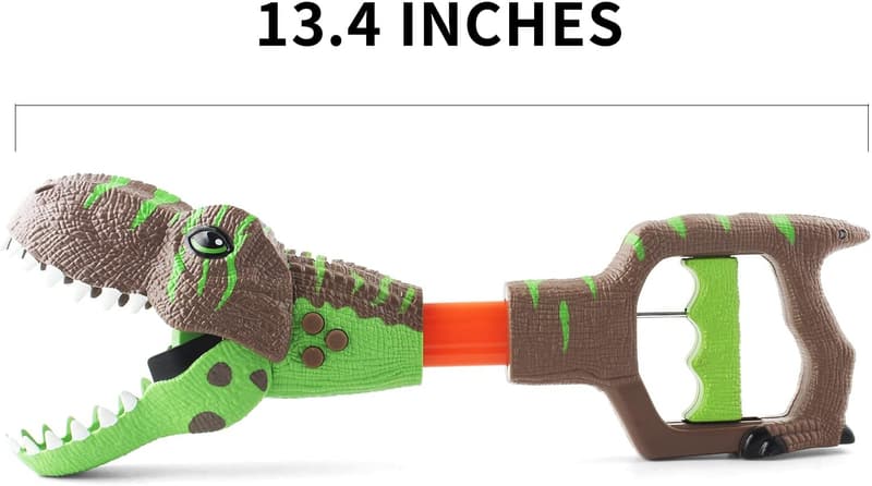 Jurassic Dinosaur Chomper Toy with Sounds & Light for Kids