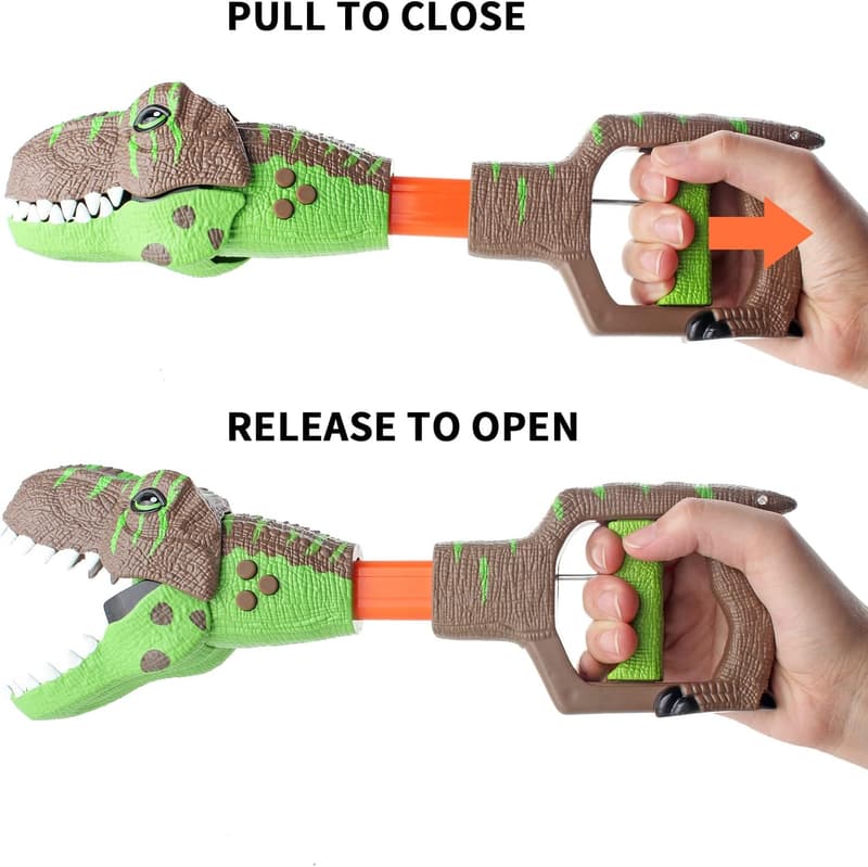 Jurassic Dinosaur Chomper Toy with Sounds & Light for Kids