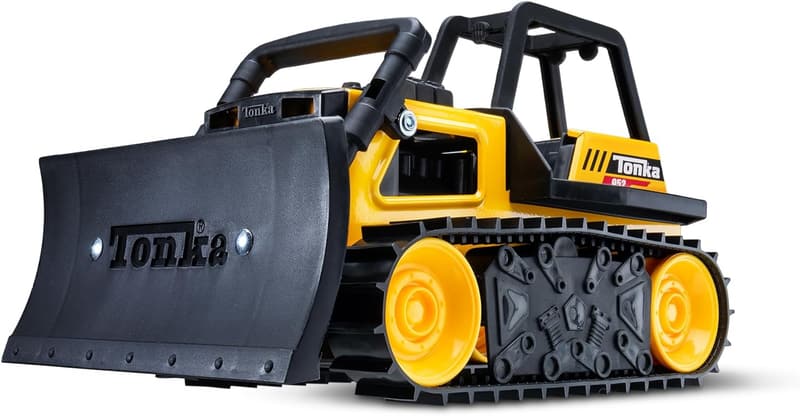 Tonka Steel Classics Bulldozer Toy Truck for Kids Ages 3+