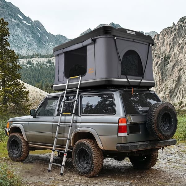 Sanhima Jervis Hard Shell Roof Top Tent for 2-3 Person Camping