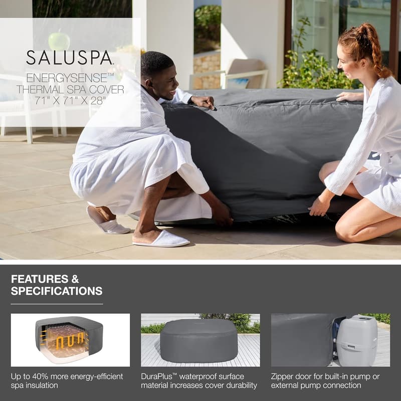 EnergySense Thermal Inflatable Hot Tub Cover - 71