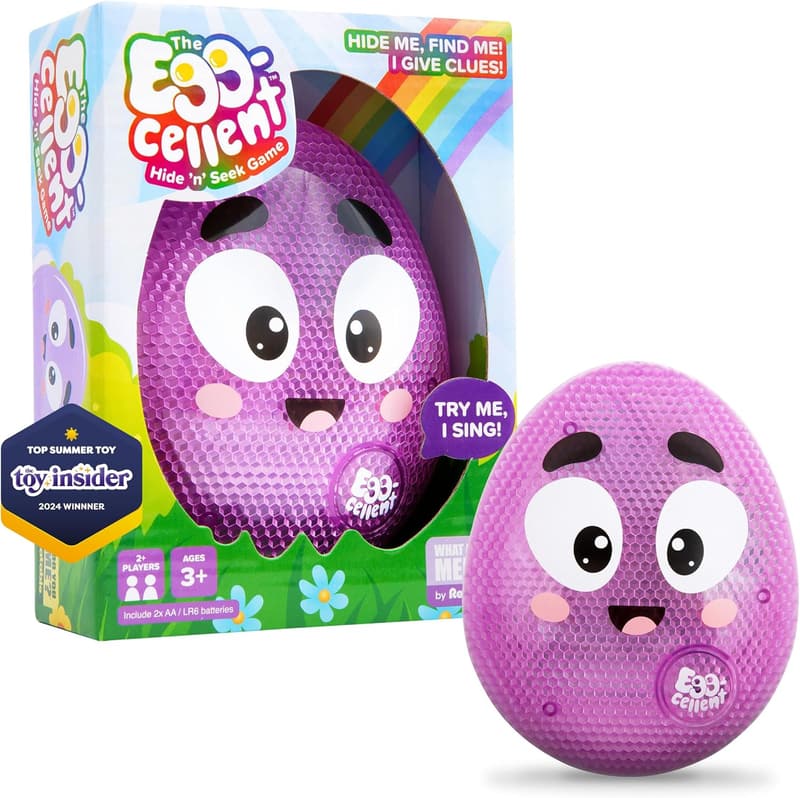 Kid-Friendly Eggcellent Game for Ages 3+ with Light-Up Toy