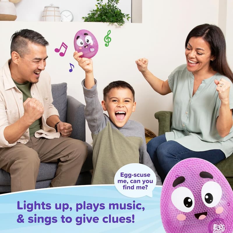 Kid-Friendly Eggcellent Game for Ages 3+ with Light-Up Toy