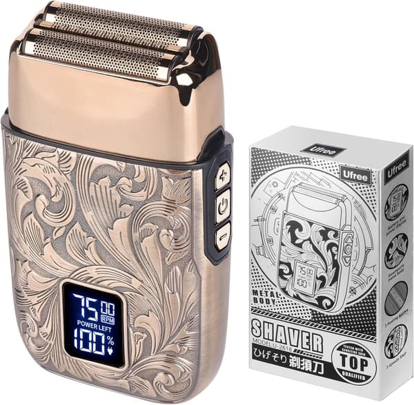 Men's 3-Speed Electric Foil Shaver with LCD Display