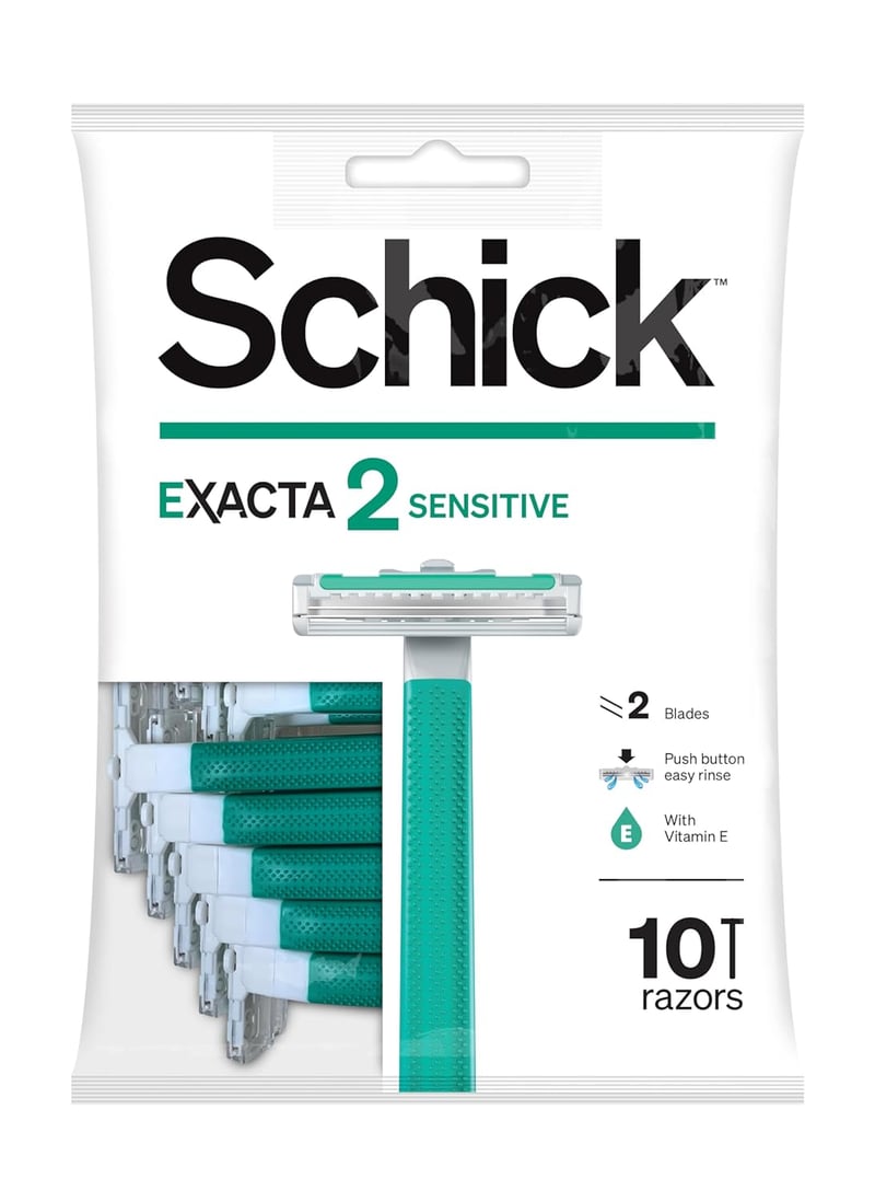 Schick Exacta2 Sensitive Disposable Razors - 10 Count