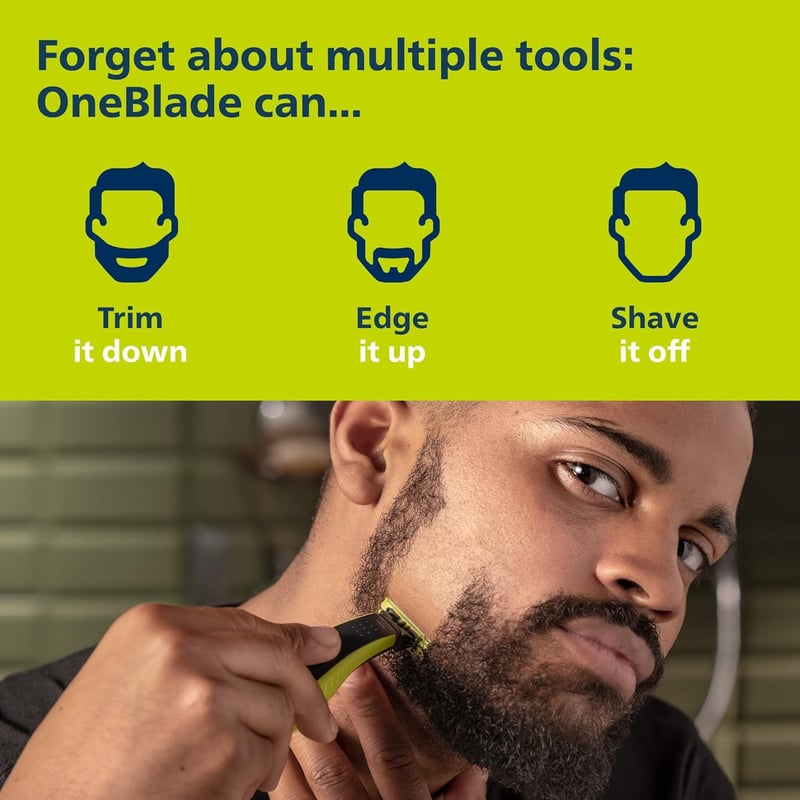 Philips Norelco OneBlade Hybrid Trimmer & Shaver, QP2630/70
