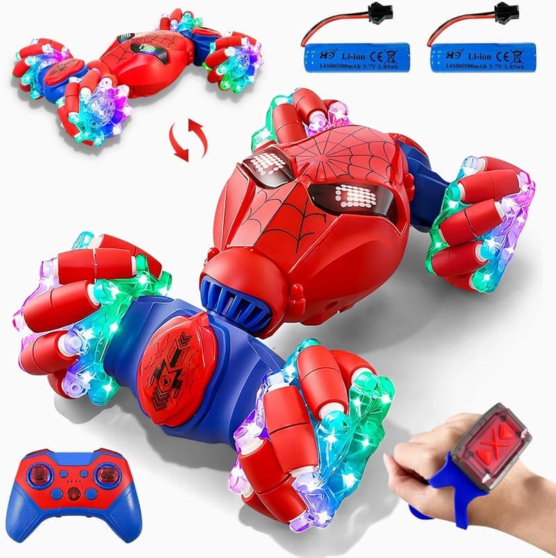 Gesture-Controlled Stunt Car Toy for Boys, 360° Rotation