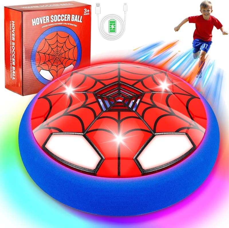 LED Hover Soccer Ball Toy - Rechargeable Indoor Game for Kids
