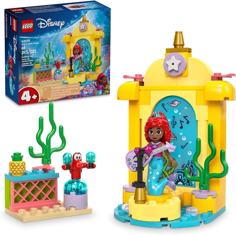 Disney Princess Ariel’s Music Stage Building Toy for Kids