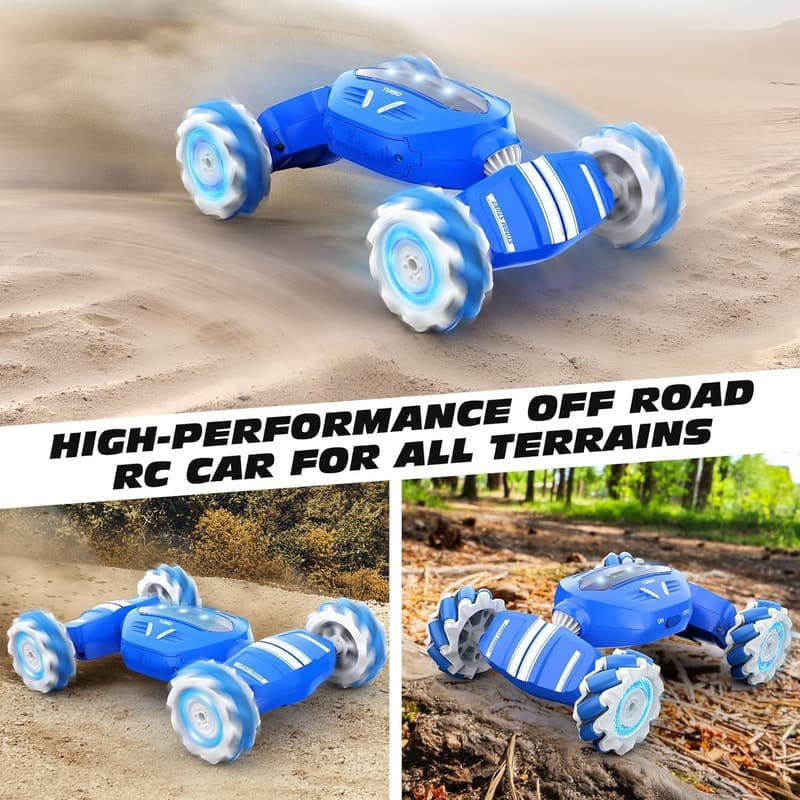 Gesture Sensing RC Stunt Car for Boys, Ages 6-8 - 360° Rotating