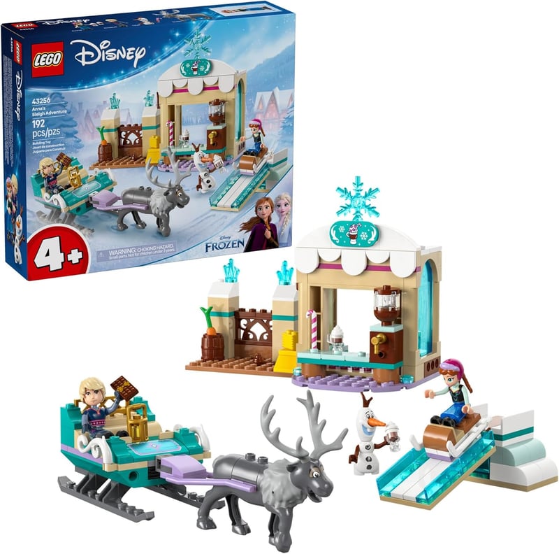 Disney Frozen Anna's Sleigh Adventure Building Toy Set