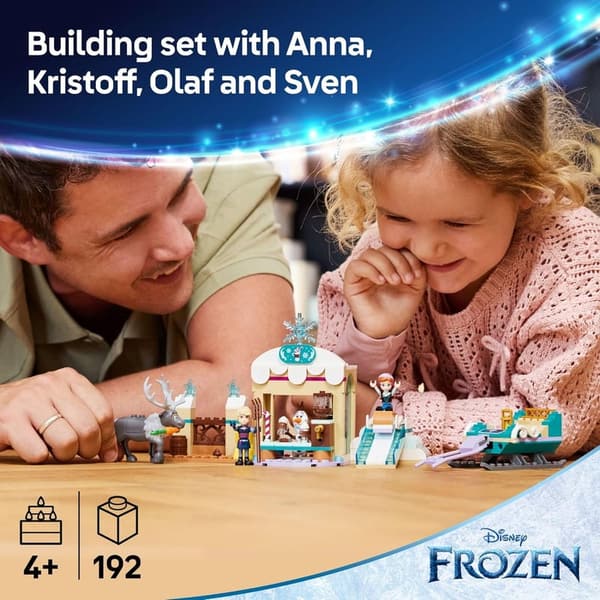 Disney Frozen Anna's Sleigh Adventure Building Toy Set