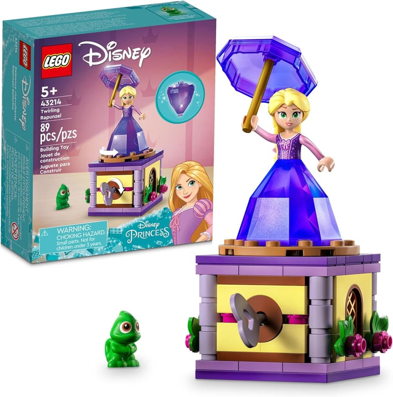 LEGO Disney Princess Rapunzel Twirling Building Toy for Kids 5+