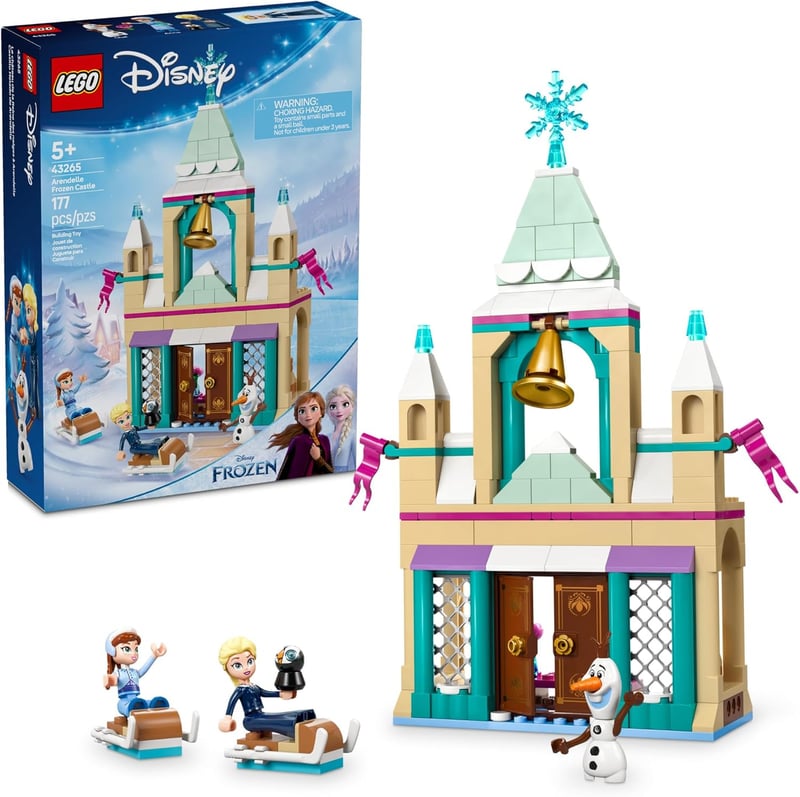 Frozen Castle LEGO Playset with Anna & Elsa Minidolls - Ages 5+