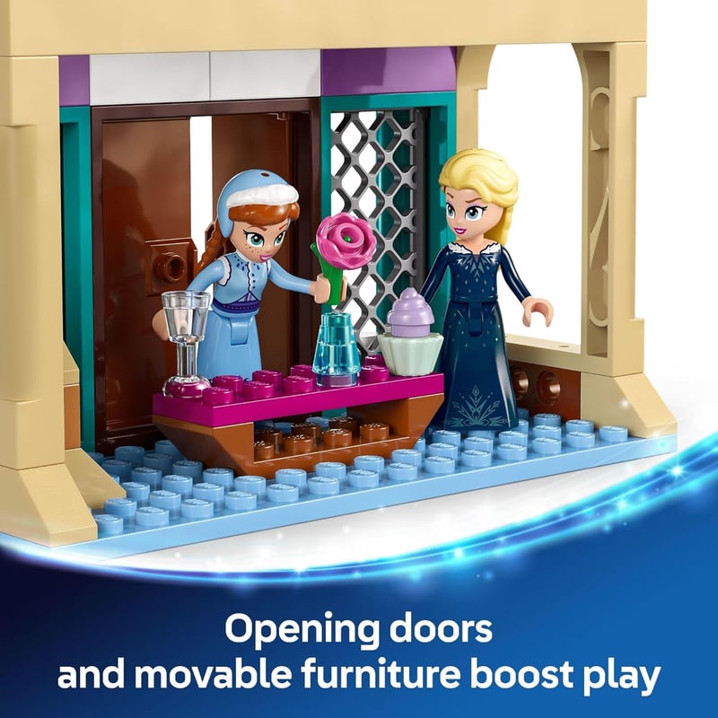 Frozen Castle LEGO Playset with Anna & Elsa Minidolls - Ages 5+