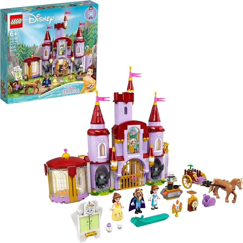 Disney Belle & Beast's Castle LEGO Set with Mini Dolls