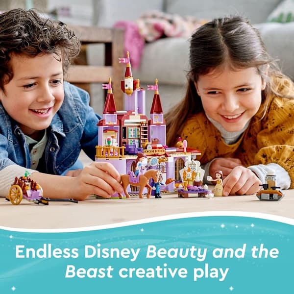 Disney Belle & Beast's Castle LEGO Set with Mini Dolls