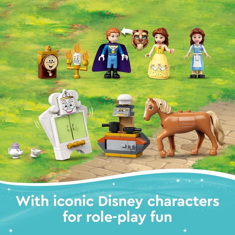 Disney Belle & Beast's Castle LEGO Set with Mini Dolls