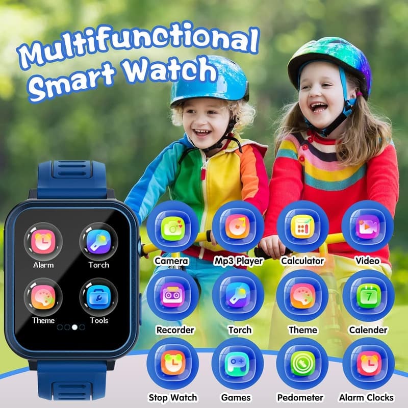 Kids' Smart Watch with HD Touch Screen & 24 Puzzle Games