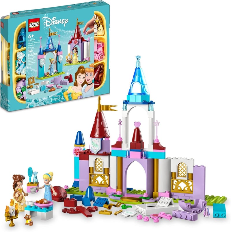 LEGO Disney Princess Castle Playset with Belle & Cinderella
