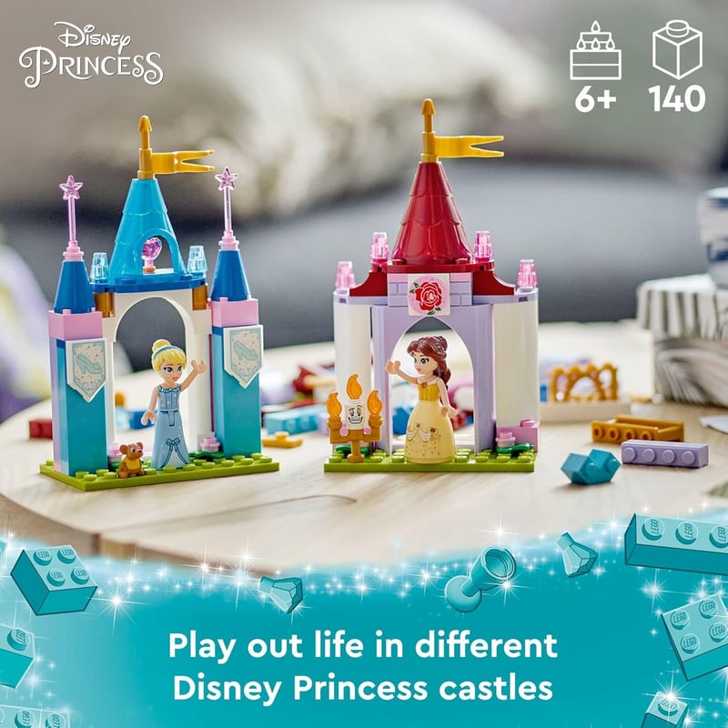 LEGO Disney Princess Castle Playset with Belle & Cinderella