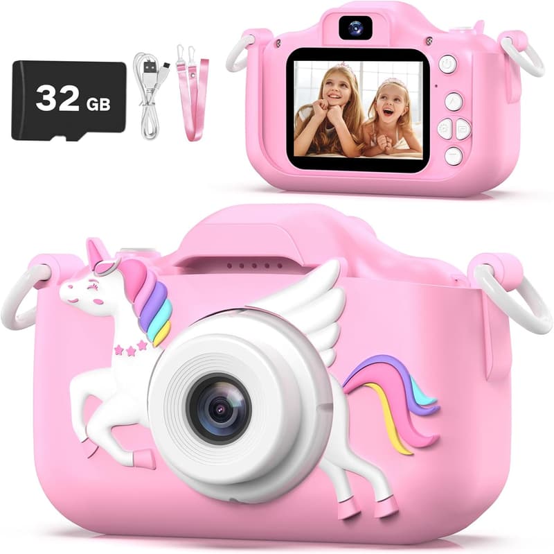 Kids Selfie Camera for Girls, 3-12 年齢 - 誕生日プレゼント