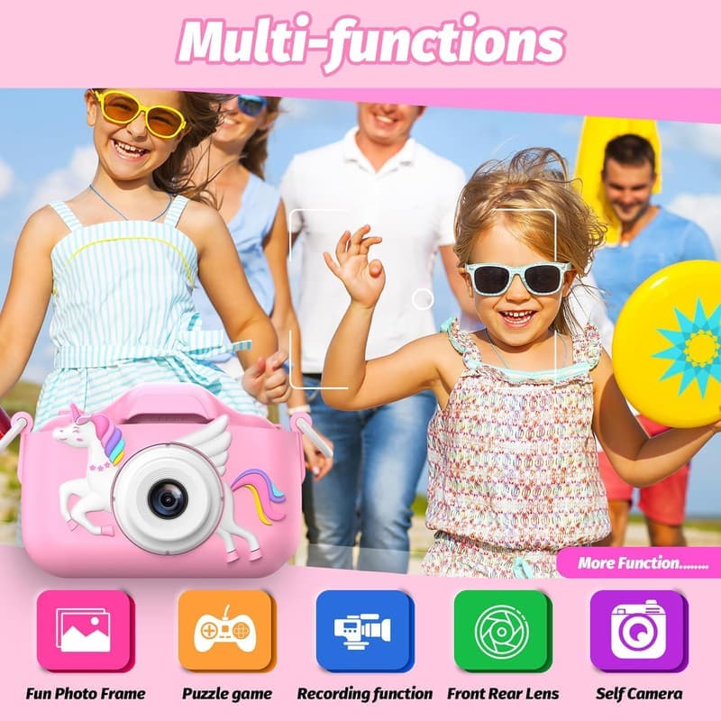 Kids Selfie Camera for Girls, 3-12 年齢 - 誕生日プレゼント