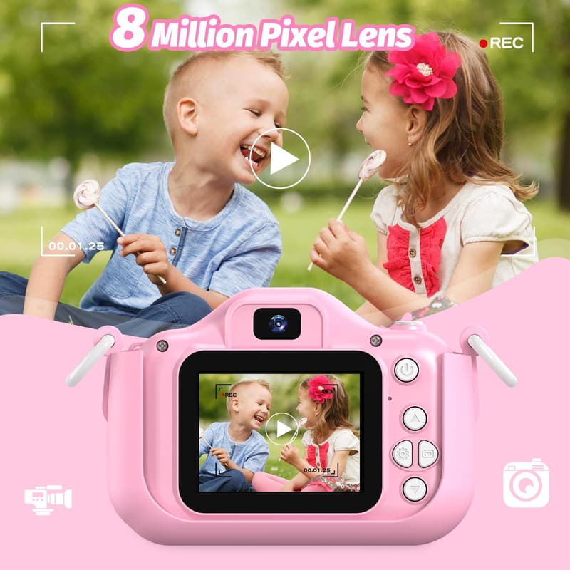 Kids Selfie Camera for Girls, 3-12 年齢 - 誕生日プレゼント