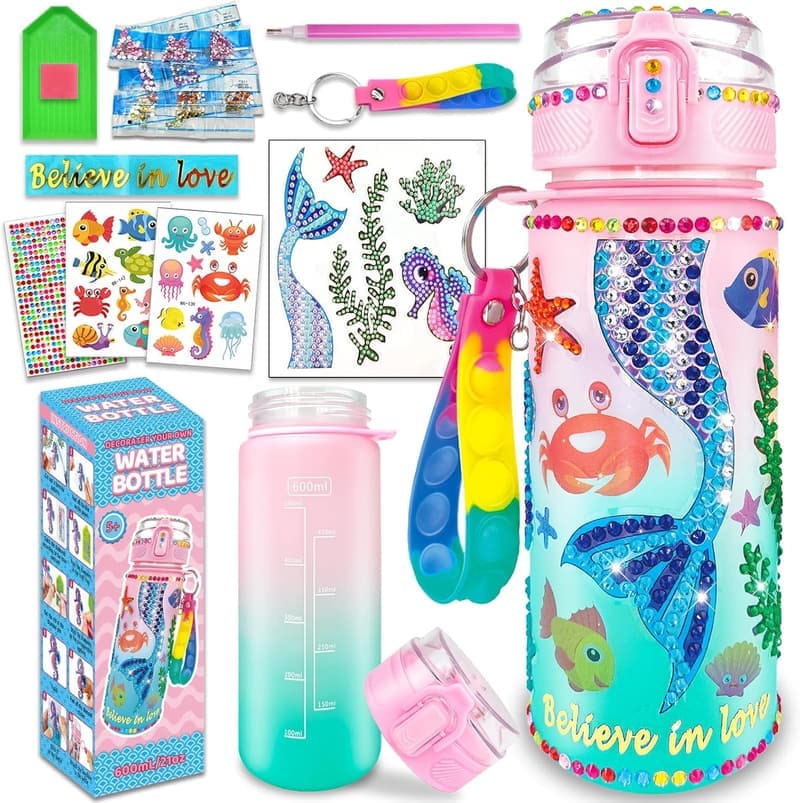 Mermaid Painting Kit for Girls' Birthday or Christmas Gifts