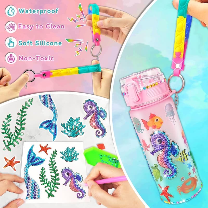 Mermaid Painting Kit for Girls' Birthday or Christmas Gifts