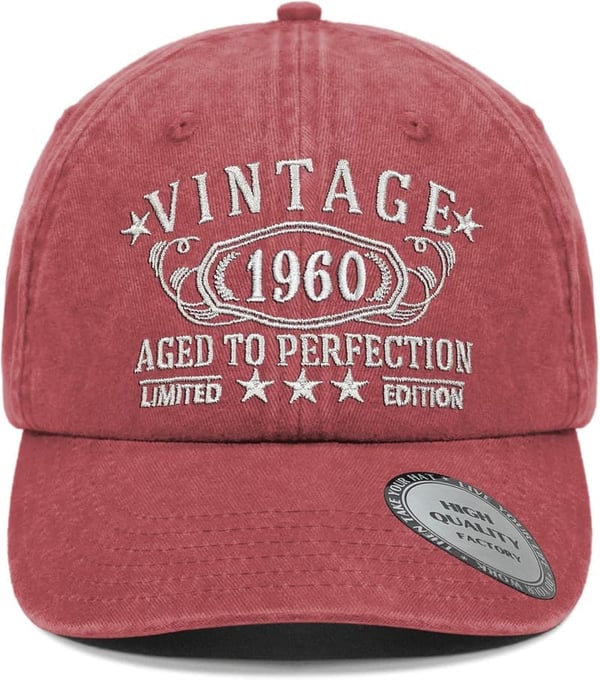 Personalized Vintage Hat for 30th-100th Birthday Gifts