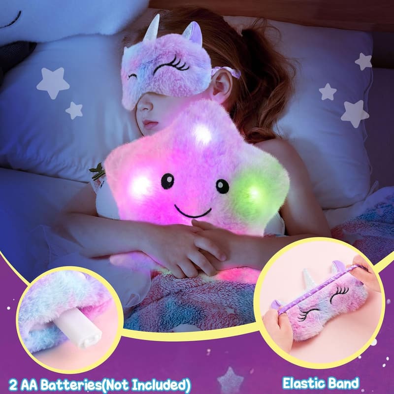 Unicorn Gift Set for Girls Age 6+, 11-Piece Plush & アクセサリー